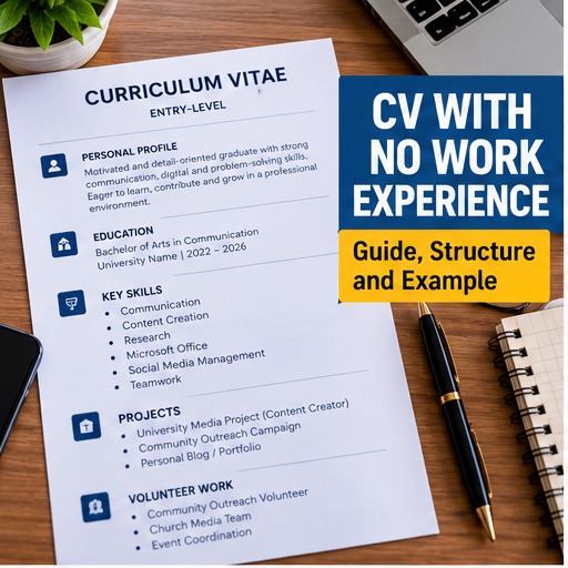 How to Write a CV With No Work Experience: A Guide for Students and Graduates