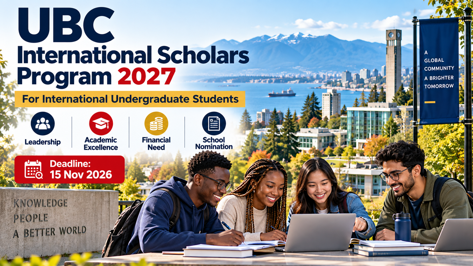 UBC International Scholars Program 2027: Eligibility, Funding and How to Apply